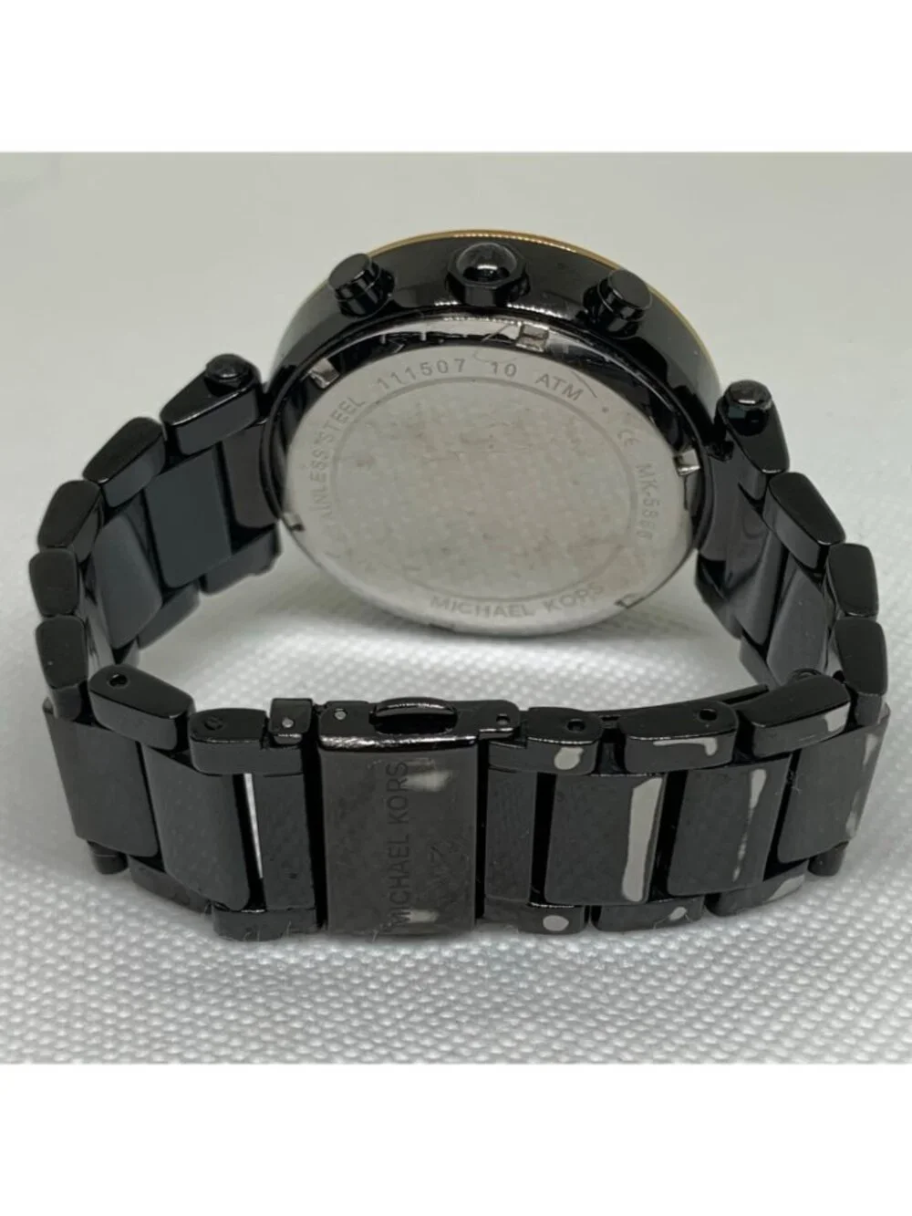 Michael Kors Parker MK5885 women’s watch date 39mm  stainless steel 6” running